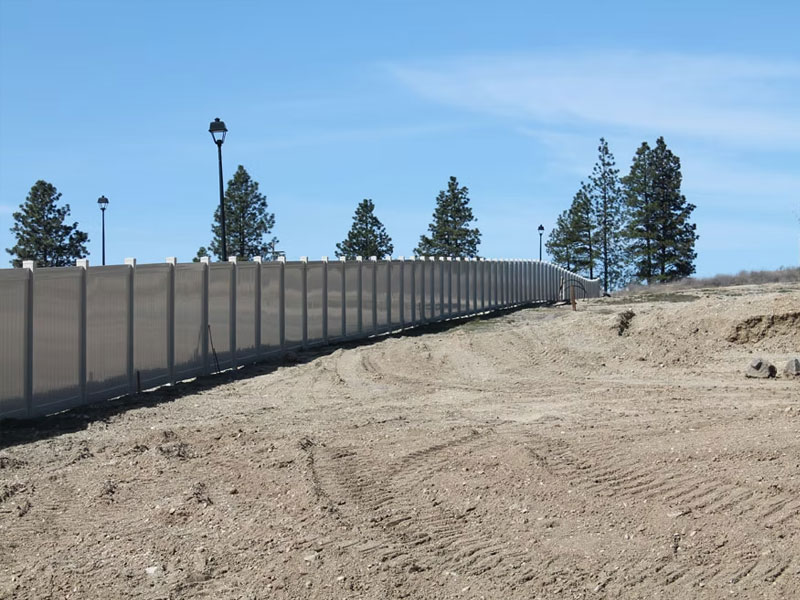 Commercial fencing install