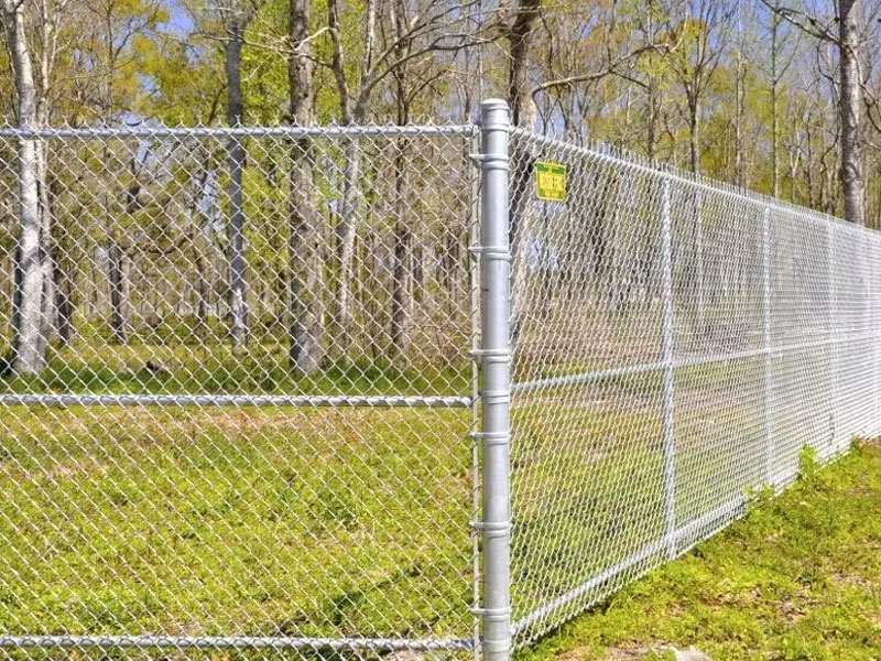 Commercial perimeter fence